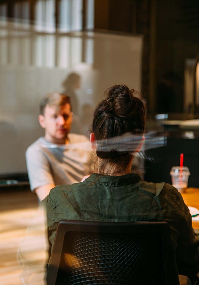 Pause in einem Büro